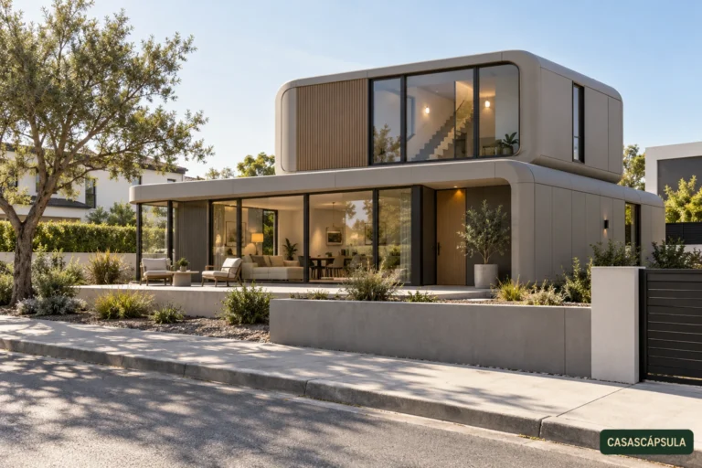 Casa cápsula de dos plantas: qué revisar antes de elegir el modelo